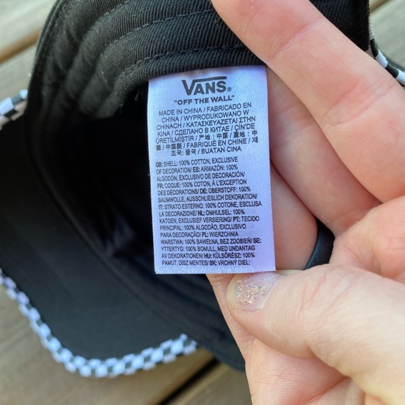 Vans off the wall black and white checkered hat - Picture 5 of 7